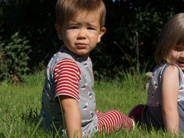 pantalon sarouel tee shirt pirouette manches courtes