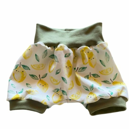 Short-bloomer-bebe-enfant-citron-jaune-vert