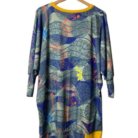 tunique robe femme taille unique manches chauve-souris