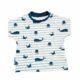 tee shirt baleine bleu rayure marine