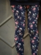 legging-femme-fleurs-bleu-marine-bio