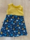 robe-manches-courtes-poulpes-marin-jaune-bleu